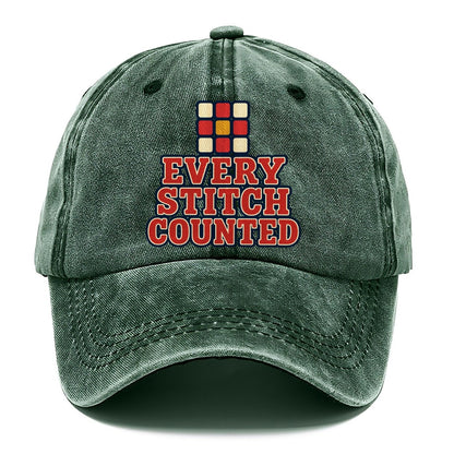 Every Stitch Counted And Needlework Classic Cap – Forest Mist