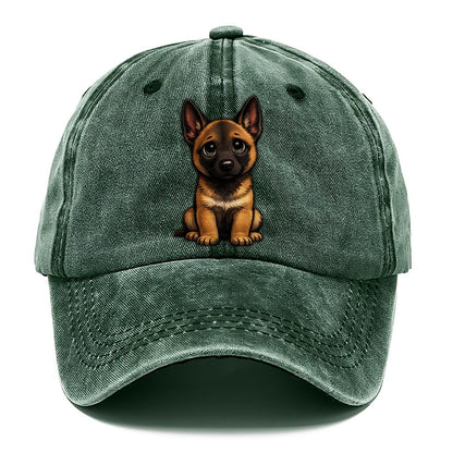 Belgian Malinois Sitting Sweetheart Classic Cap – Forest Mist