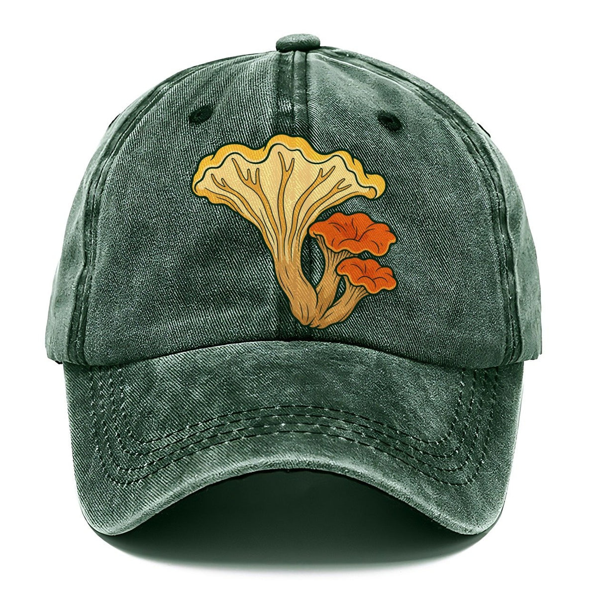 Chanterelle Cluster Foraging And Mycology Classic Cap – Forest Mist