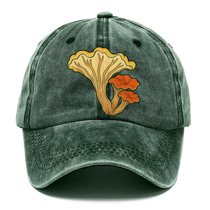 Chanterelle Cluster Foraging And Mycology Classic Cap – Forest Mist