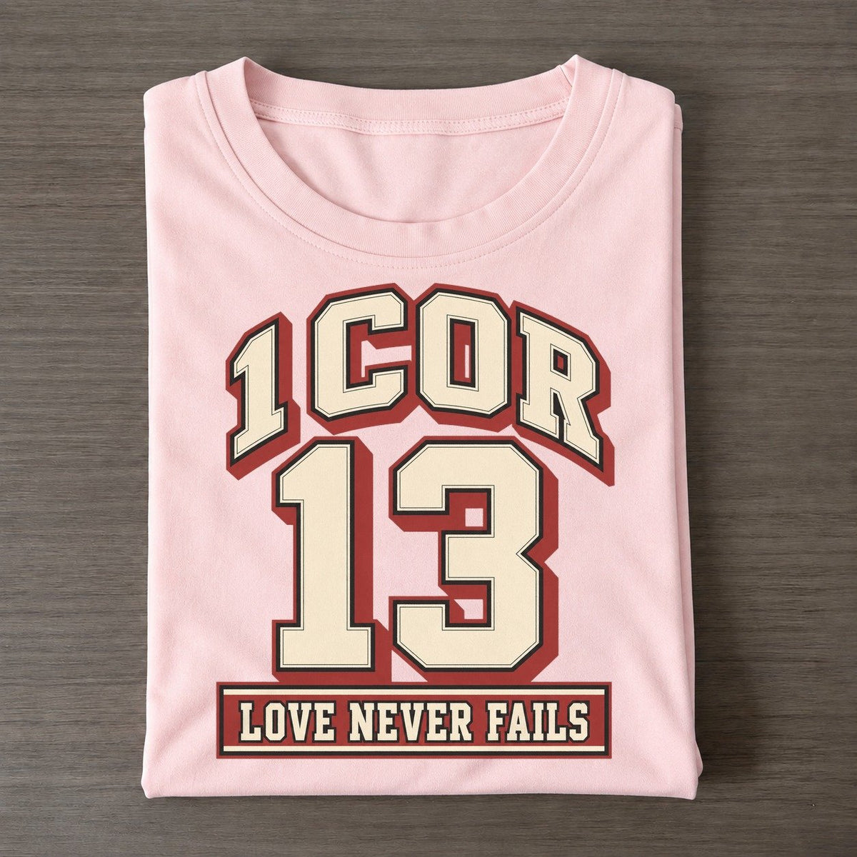 Corinthians 13 Varsity Chapel Varsity Classic T-shirt – Pink