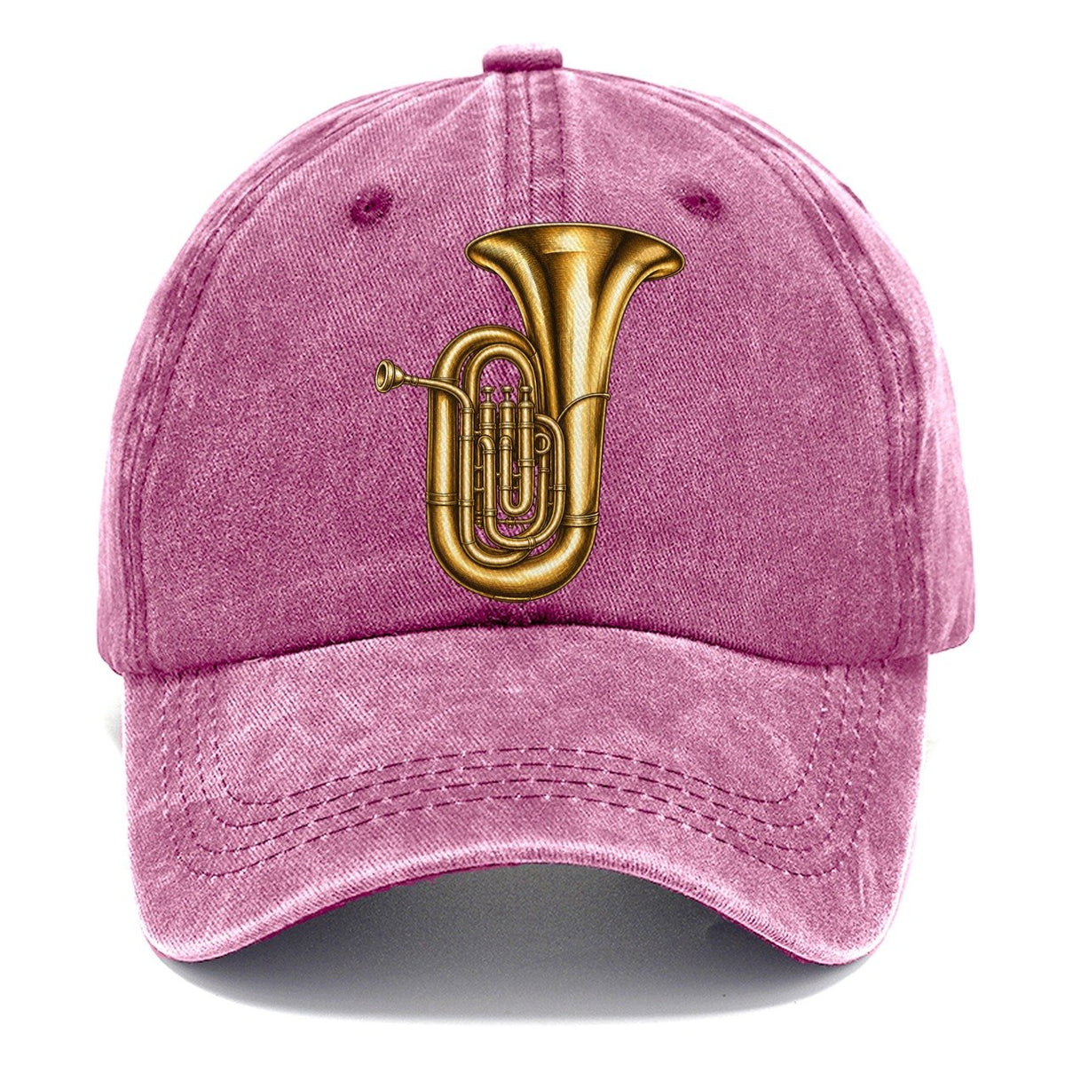 Tuba Warm Brass Curl Pastimes Companions Classic Cap – Dusty Rose