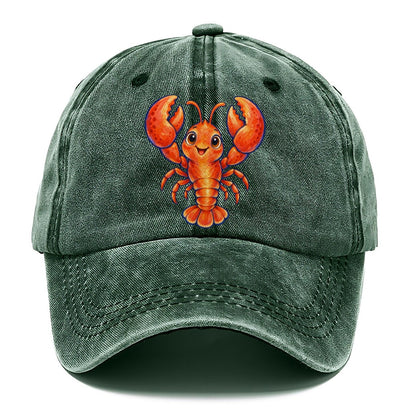 Lobster Front Claw Cheer Sea Sprite Classic Cap – Forest Mist