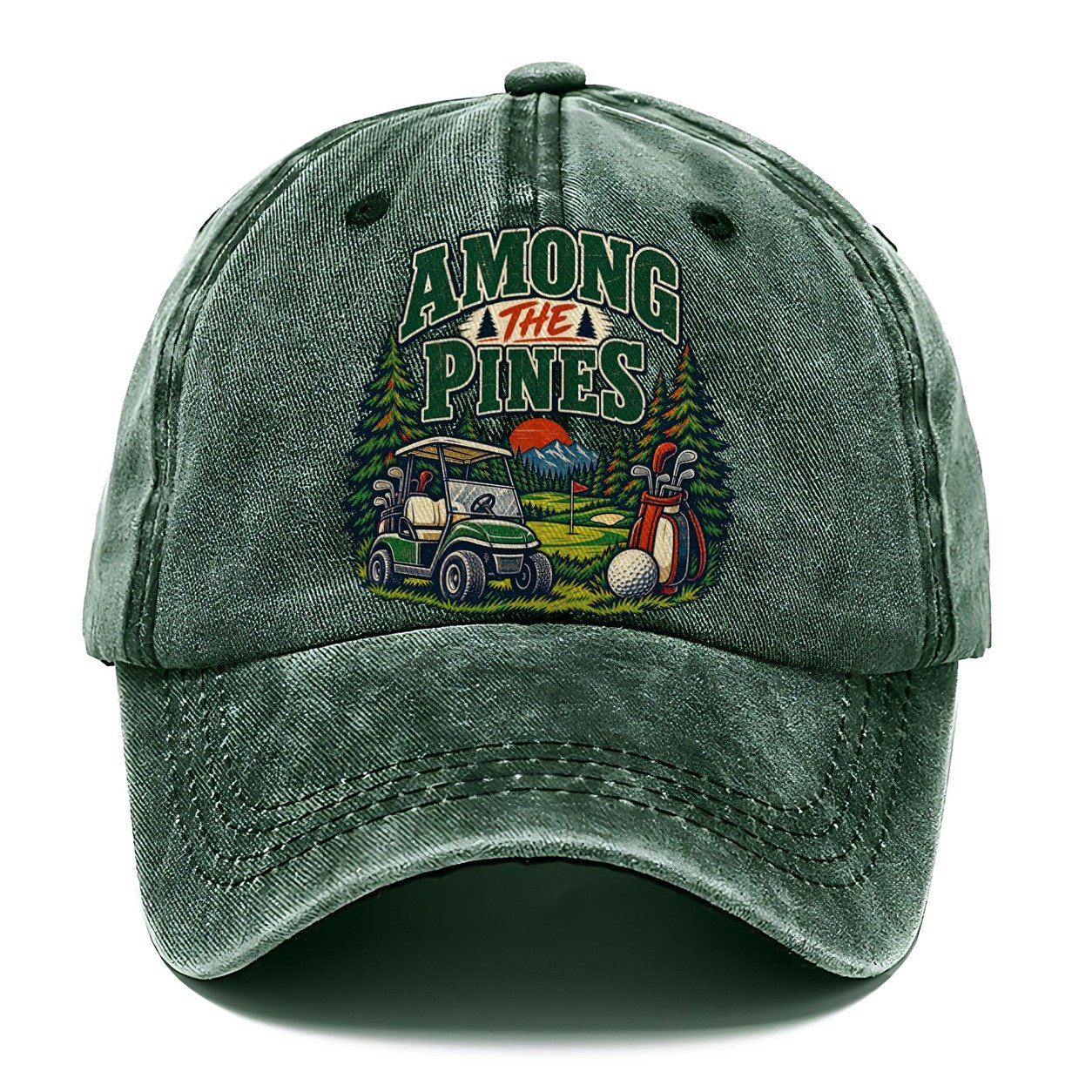 Among The Pines Golf Life Classic Cap – Forest Mist
