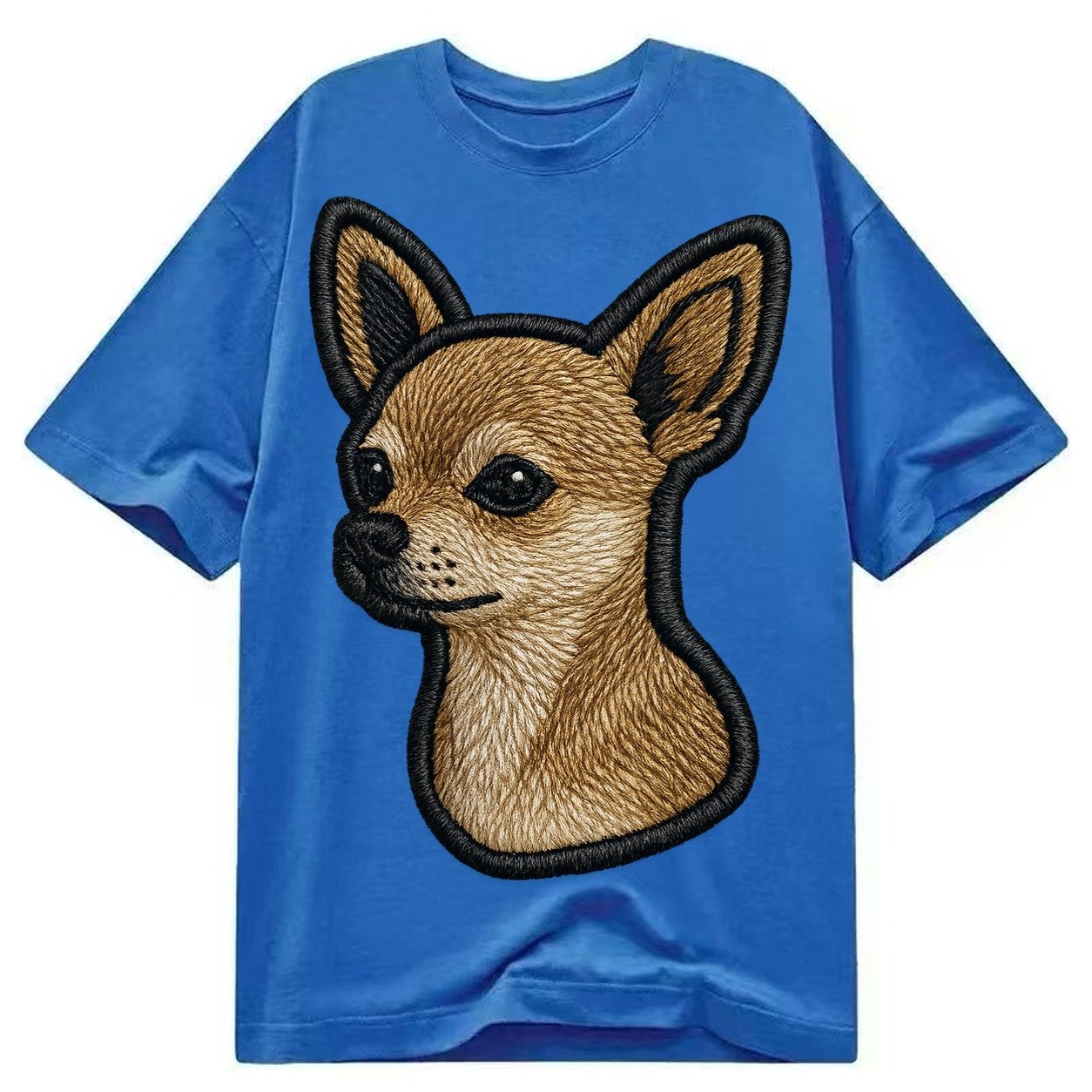 Chihuahua Logo Classic T-shirt – Blue