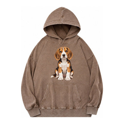 The Classic Hat For Explorers And Travelers Vintage Washed Hoodie – Brown