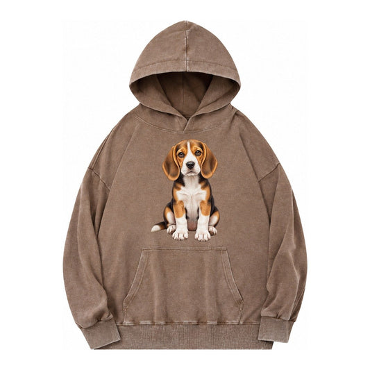 The Classic Hat For Explorers And Travelers Vintage Washed Hoodie – Brown