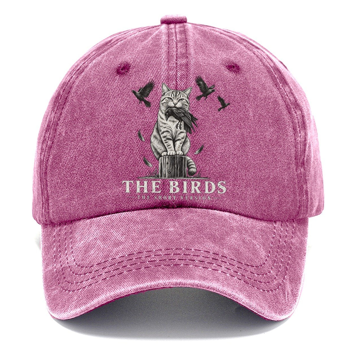 The Birds Short Version Cats Classic Cap – Dusty Rose