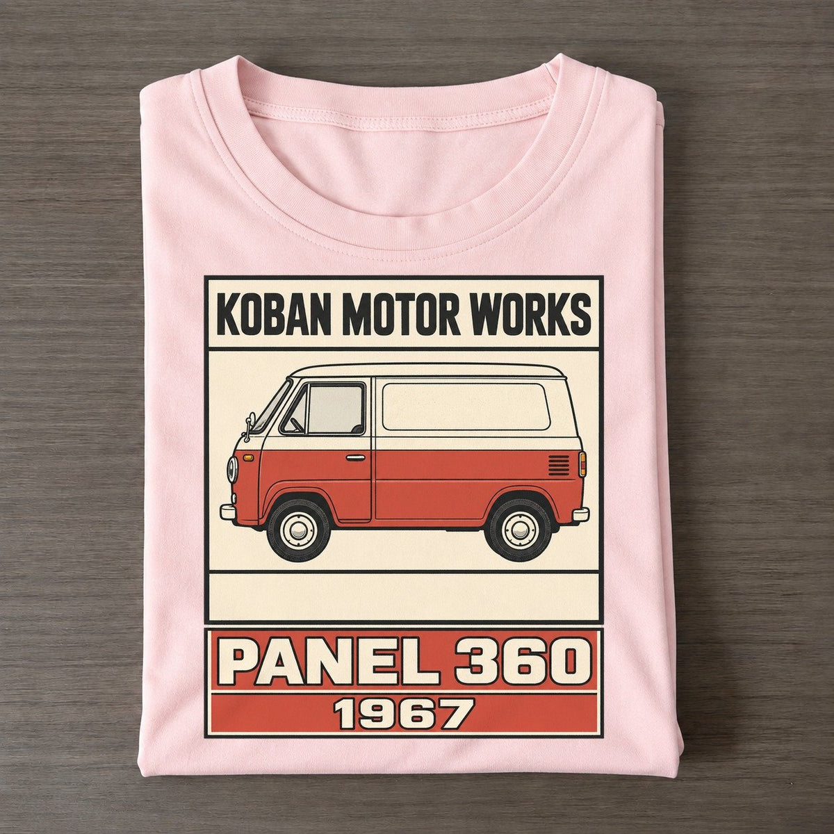 Koban Panel Showa Speed Plates Classic T-shirt – Pink