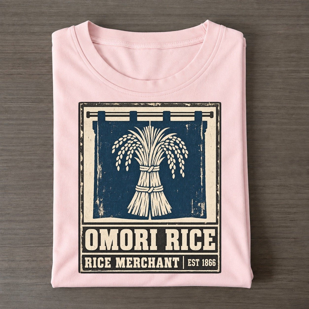 Omori Rice Merchants Noren Trade Co Classic T-shirt – Pink