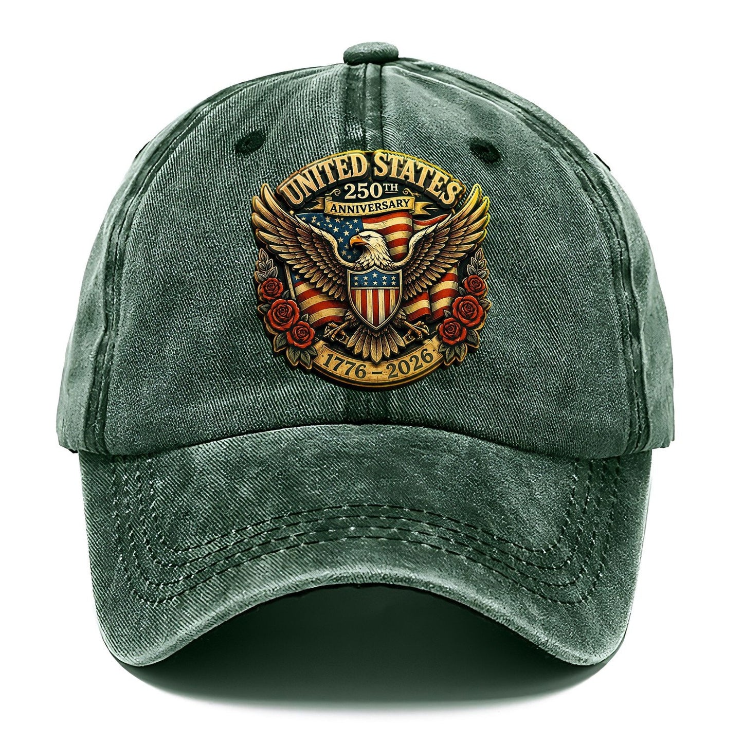 Us 250Th Medallion Classic Cap – Forest Mist