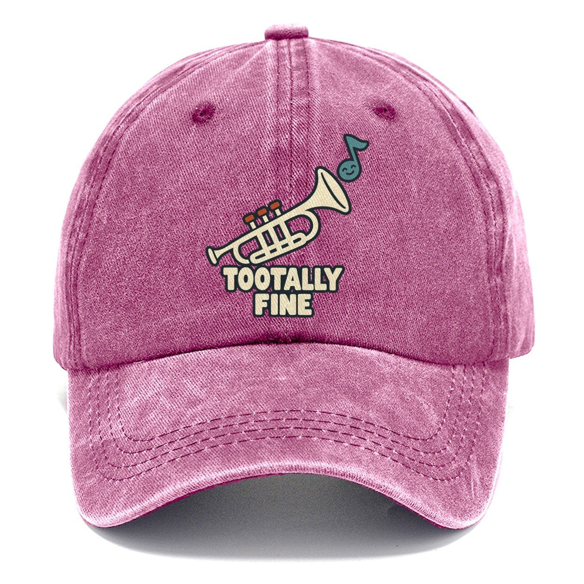 Tootally Fine Familiar Punchlines Classic Cap – Dusty Rose