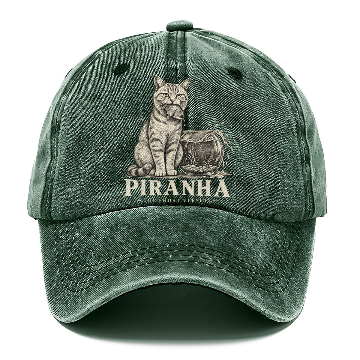 Piranha Short Version Cats Classic Cap – Forest Mist