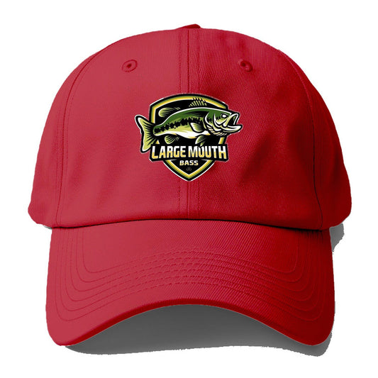 Largemouth Legend Baseball Cap – Red