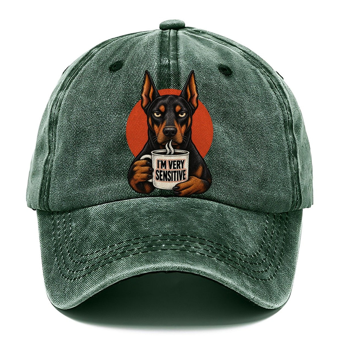 Doberman Pinscher Mug Truths Dog Mug Truths Classic Cap – Forest Mist