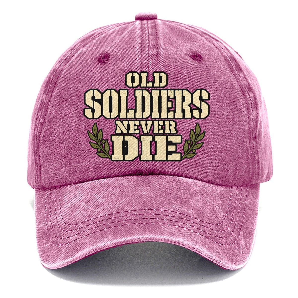 Old Soldiers Never Die Barracks Wit Classic Cap – Dusty Rose