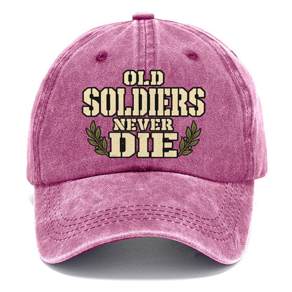 Old Soldiers Never Die Barracks Wit Classic Cap – Dusty Rose