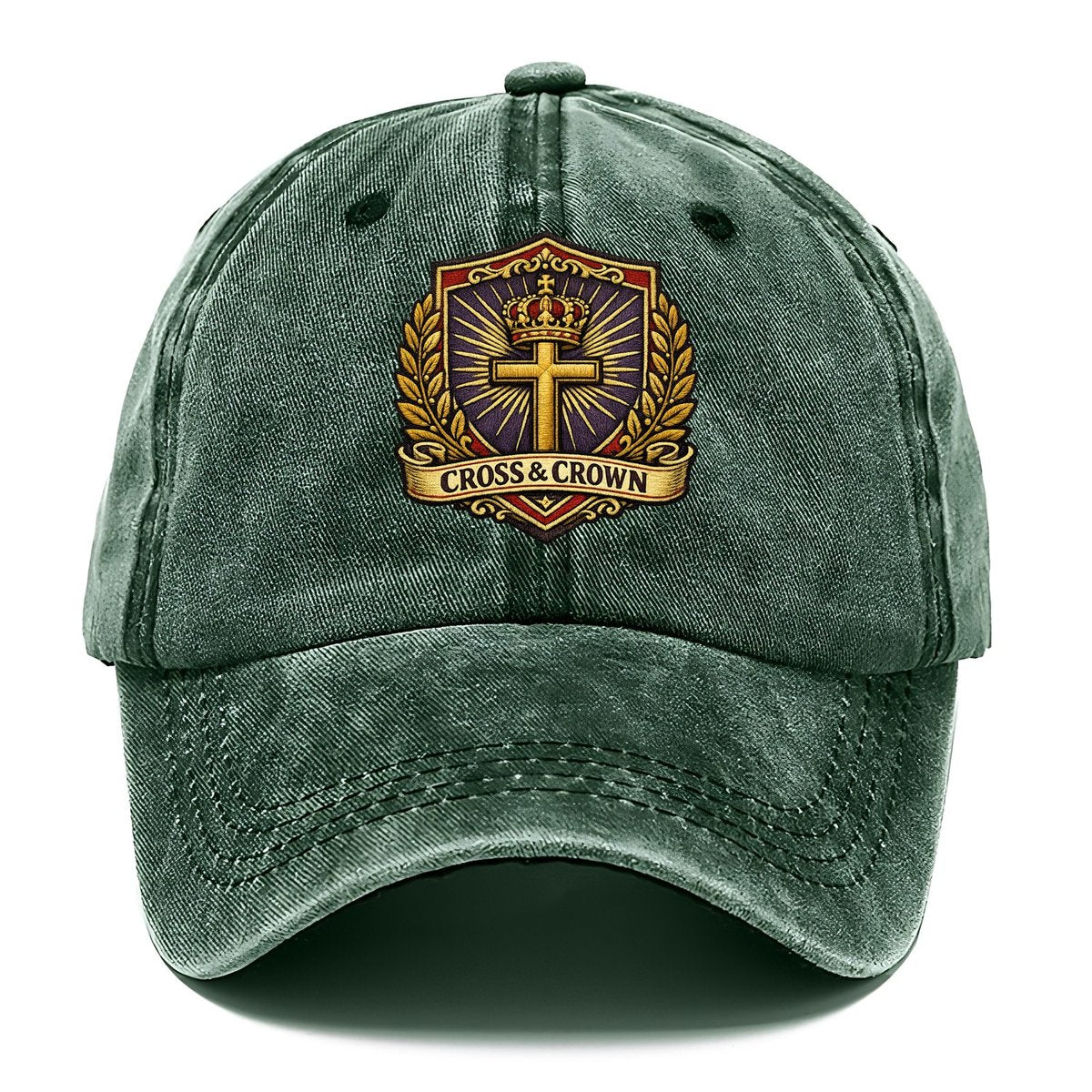 Cross And Crown Classic Cap – Forest Mist