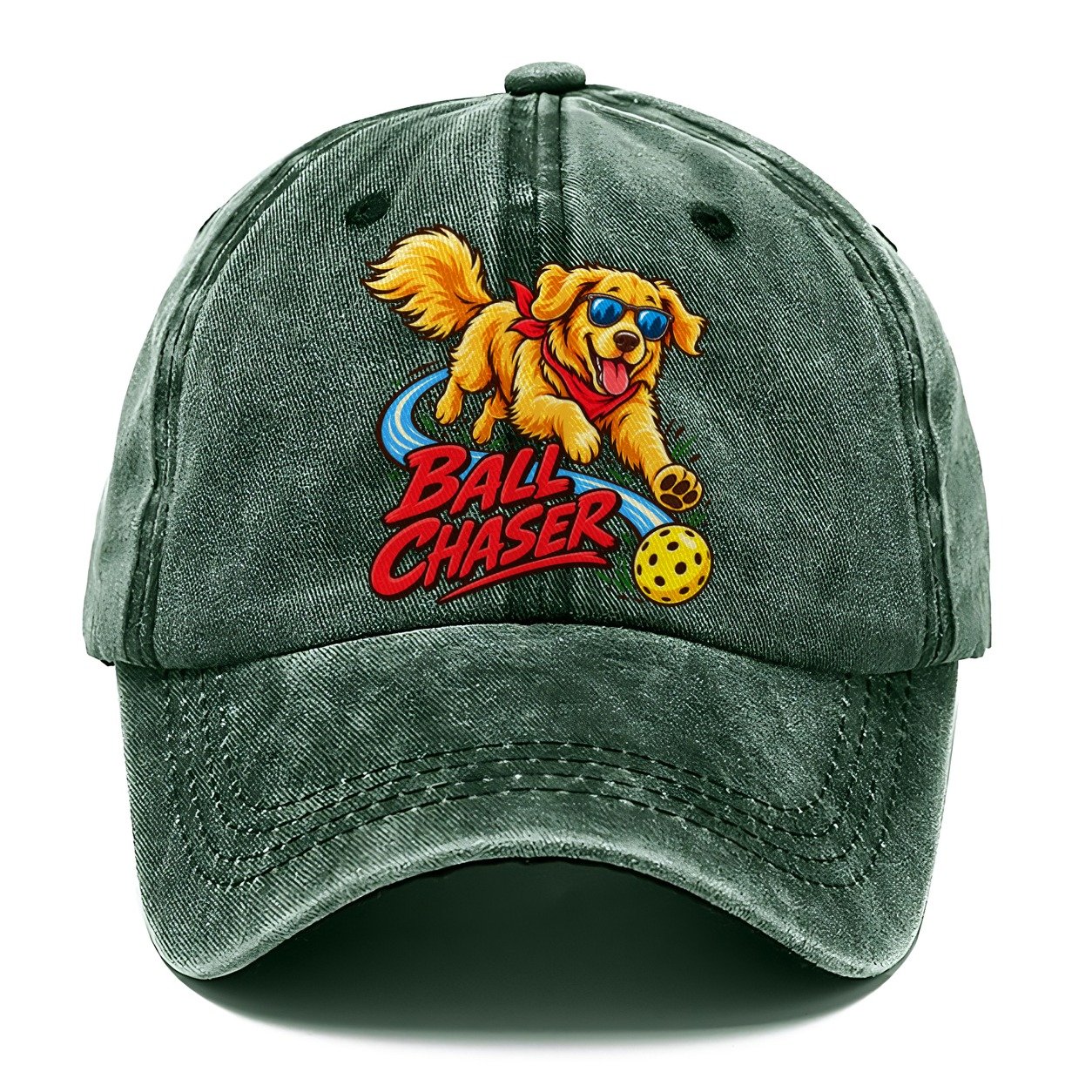 Ball Chaser Pickleball Life Classic Cap – Forest Mist