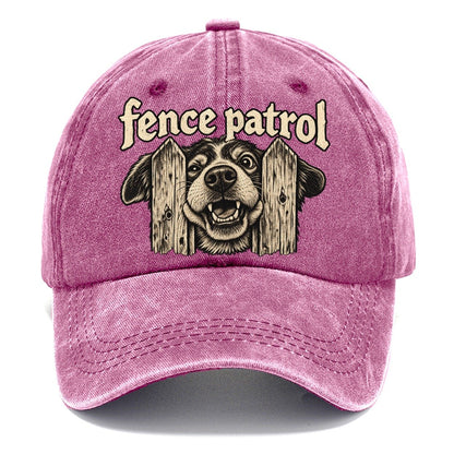 A Dog Head Pushed Through The Gap Between Two Fence Pickets Bark For Me Classic Cap – Dusty Rose