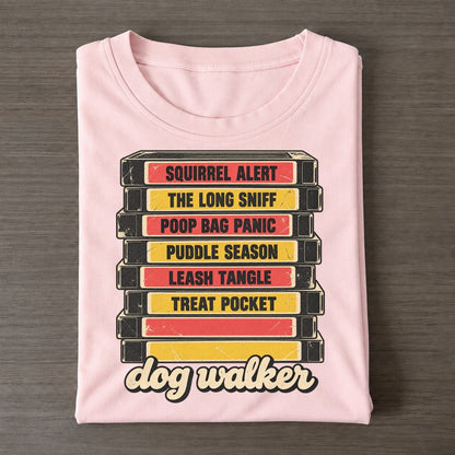 Dog Walker Rewind Shelf Classic T-shirt – Pink