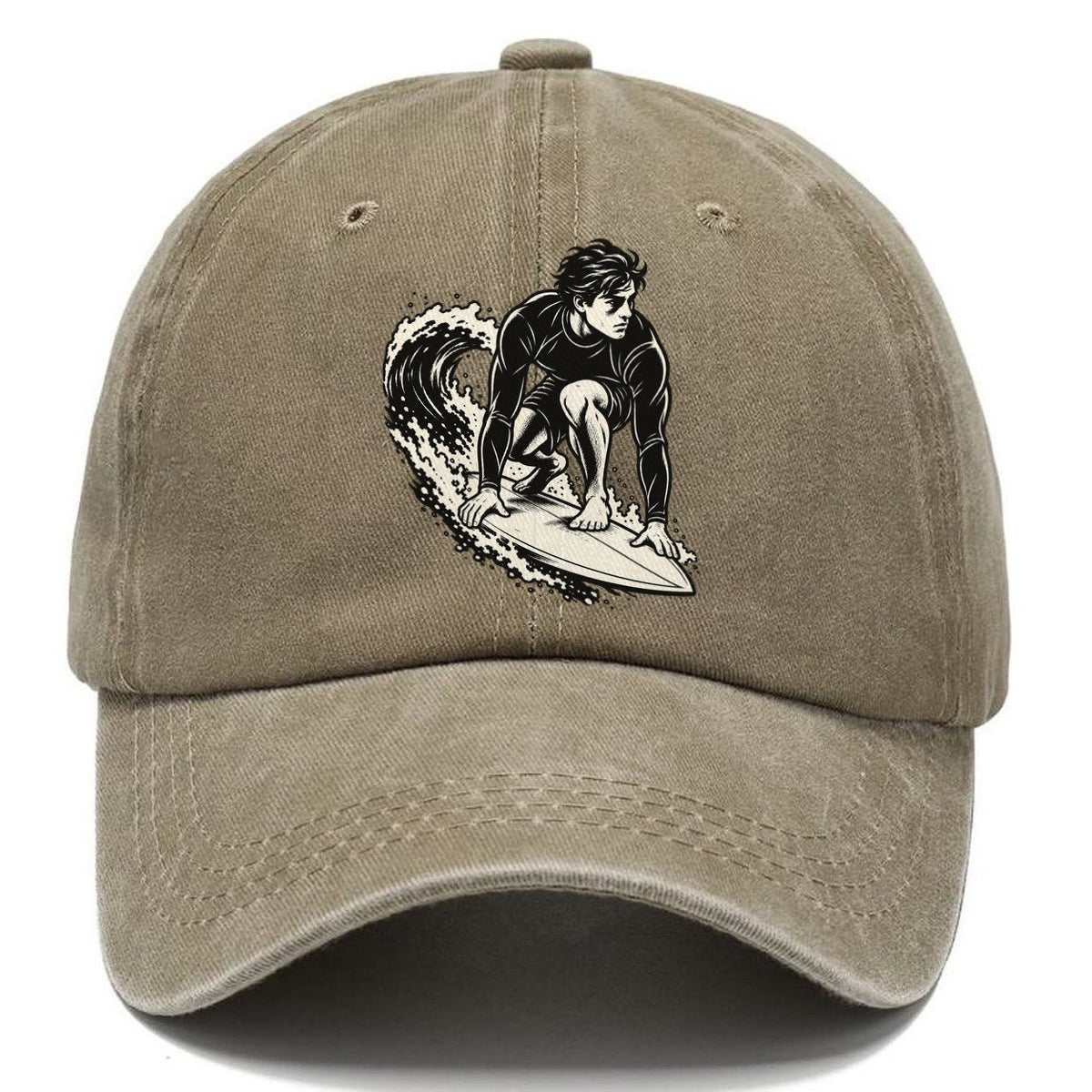 Surfer Low Takeoff Global Sports Ink Figures Classic Cap – Warm Sand
