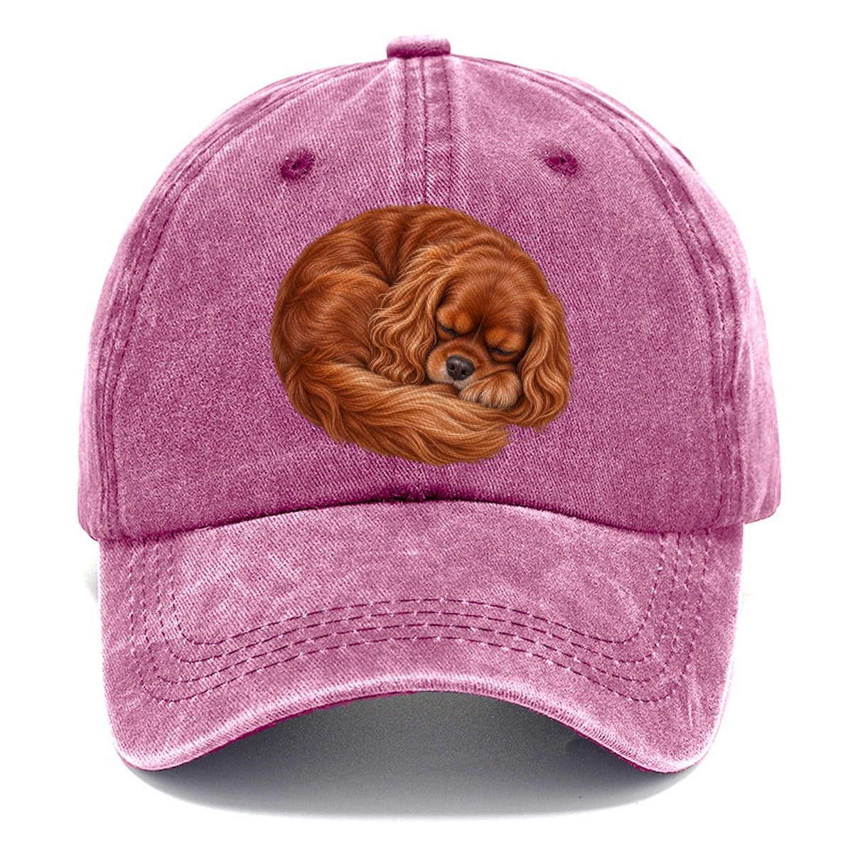 Cavalier Ruby Crescent Nap Pastimes Companions Classic Cap – Dusty Rose