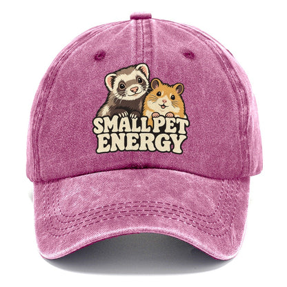 Small Pet Energy Small Pet Logos Classic Cap – Dusty Rose