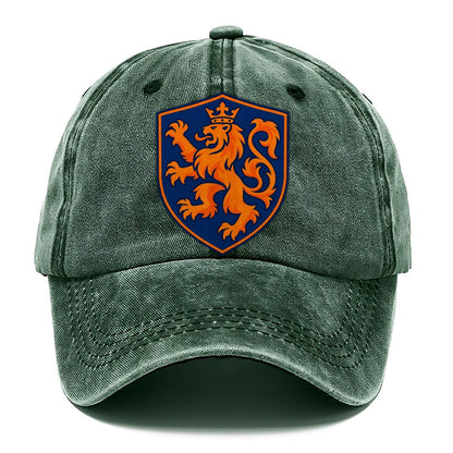 Netherlands Minimal Emblem Country Logos Classic Cap – Forest Mist