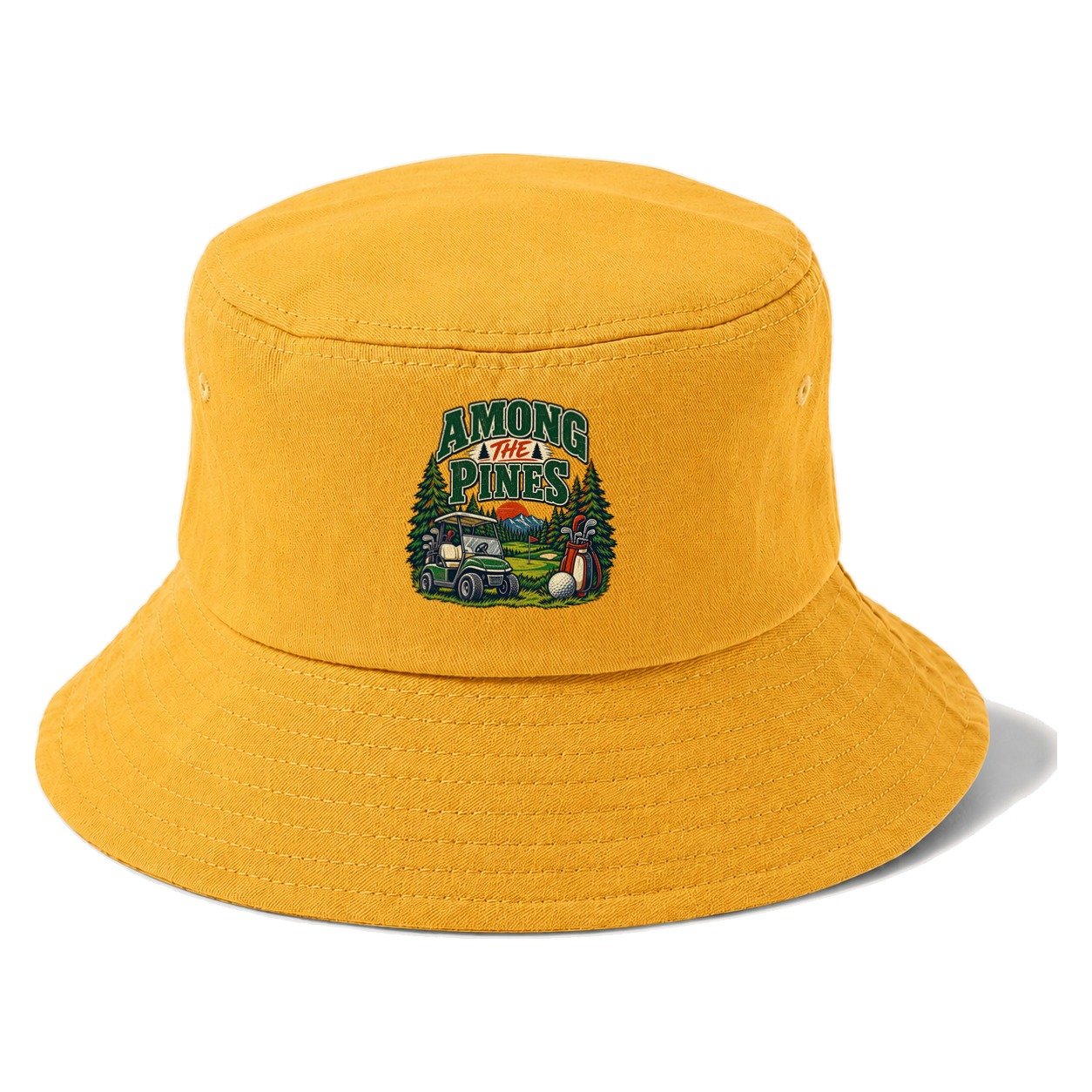Among The Pines Golf Life Bucket Hat – Golden Harvest