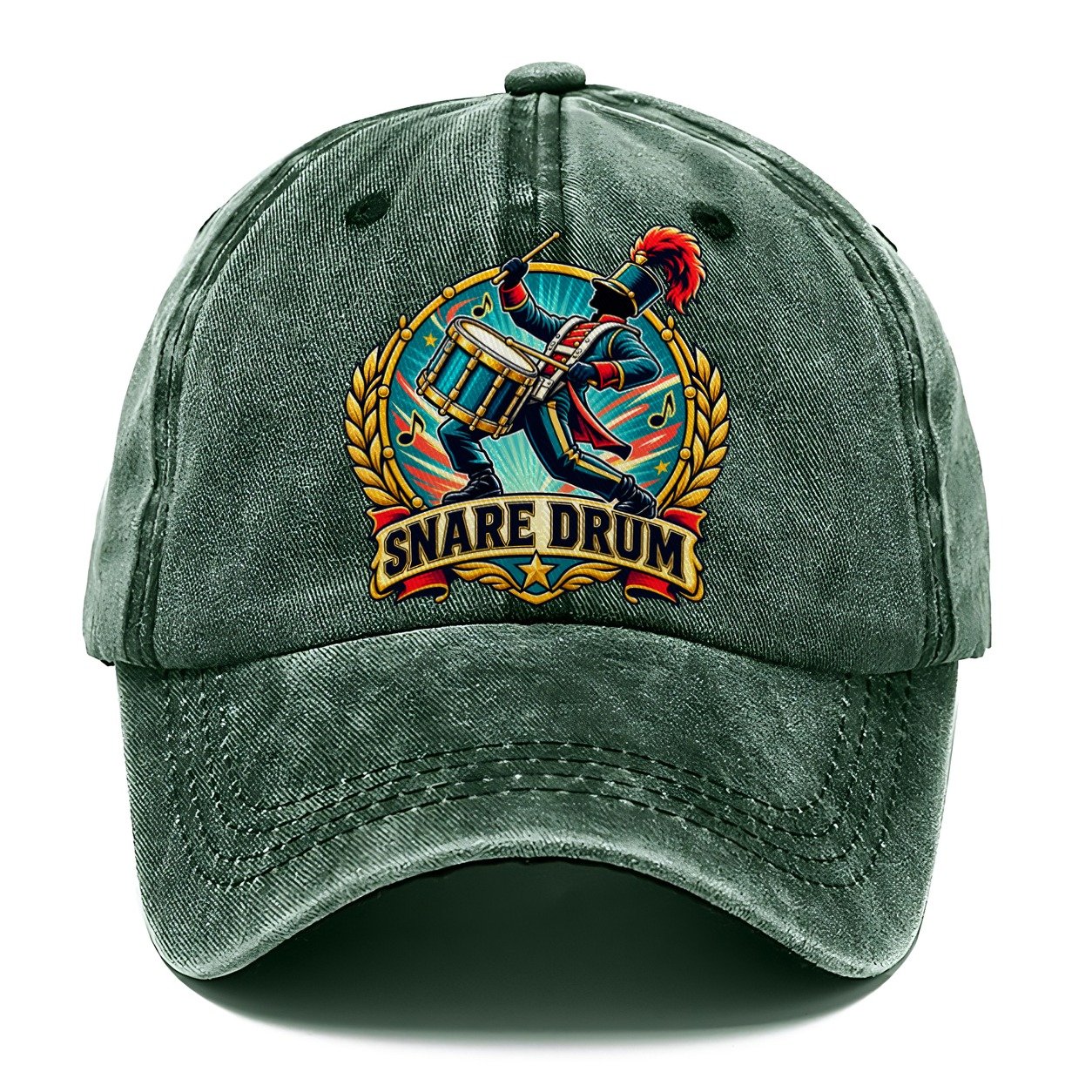 Snare Drum Crest Music Instruments Classic Cap – Forest Mist