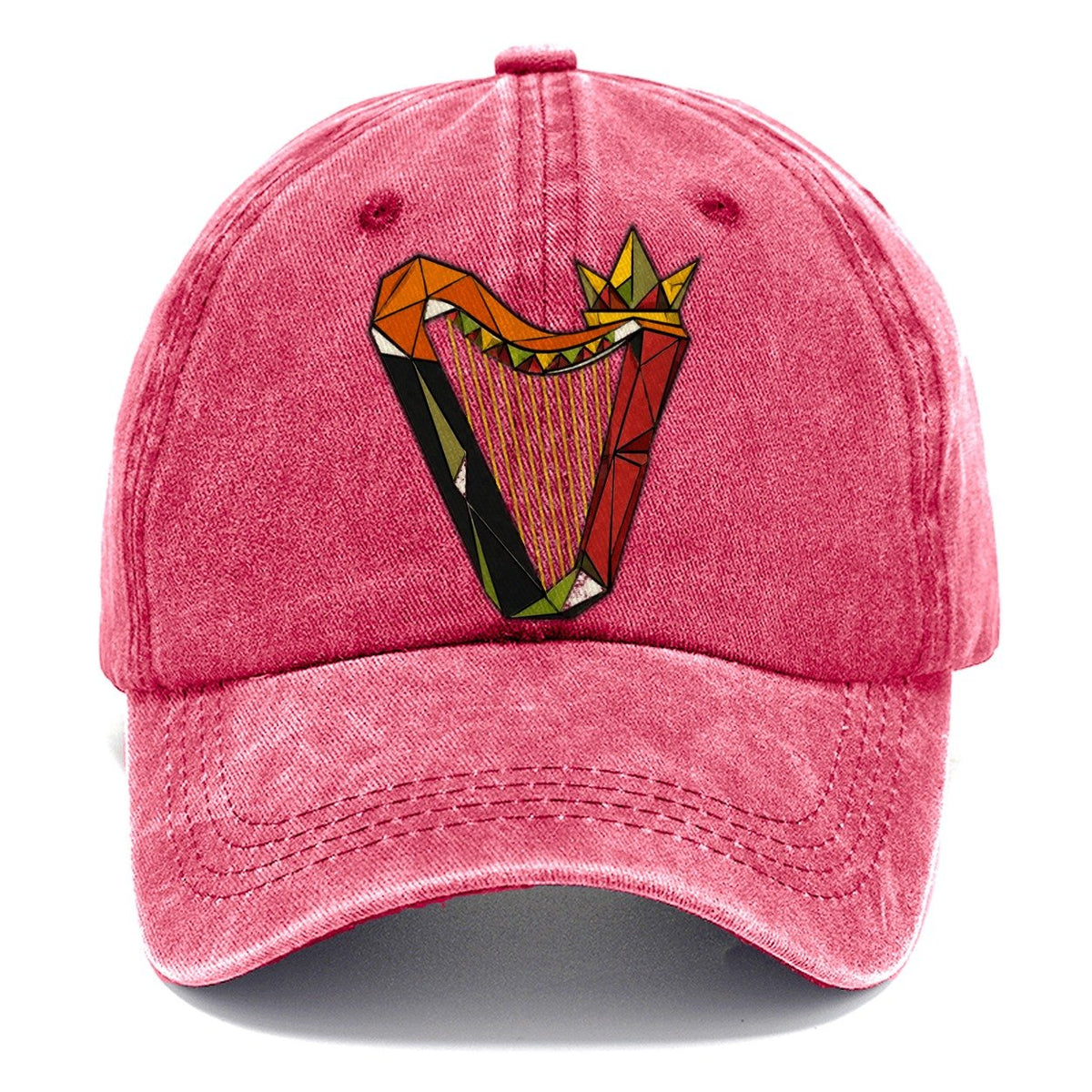 Irish Harp Portrait Classic Cap – Pomegranate Blush
