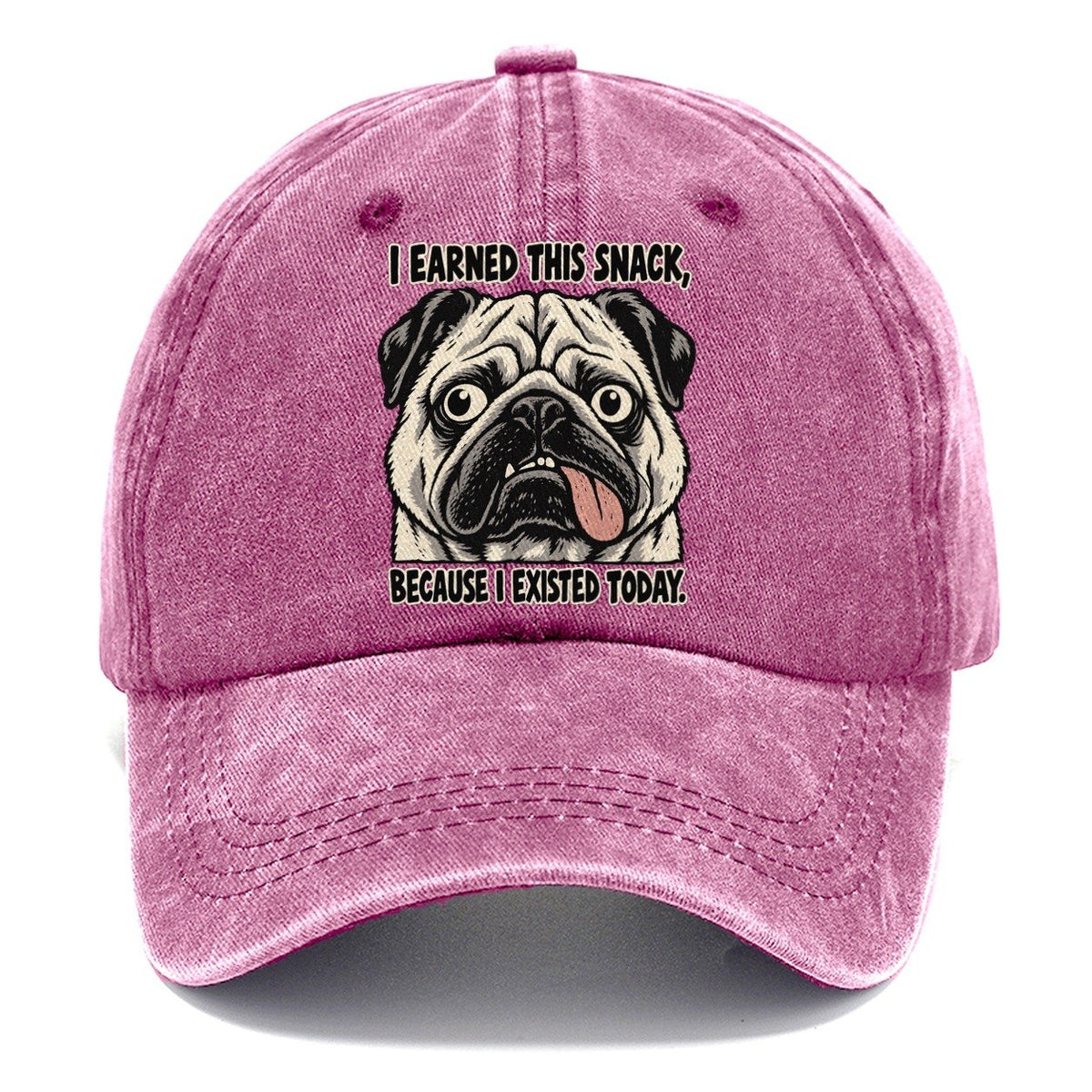 I Earned This Snack Feral Logic Classic Cap – Dusty Rose