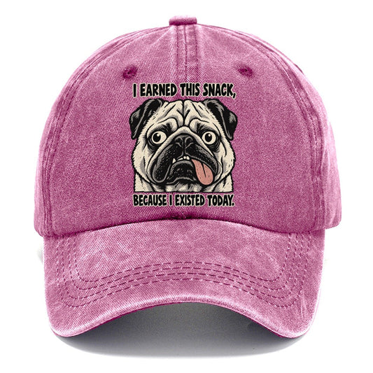 I Earned This Snack Feral Logic Classic Cap – Dusty Rose