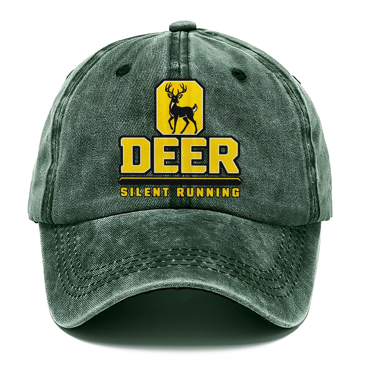 Deer Silent Running Heavy Duty Classic Cap – Forest Mist