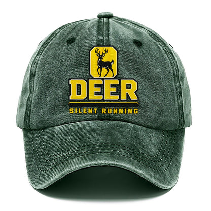 Deer Silent Running Heavy Duty Classic Cap – Forest Mist