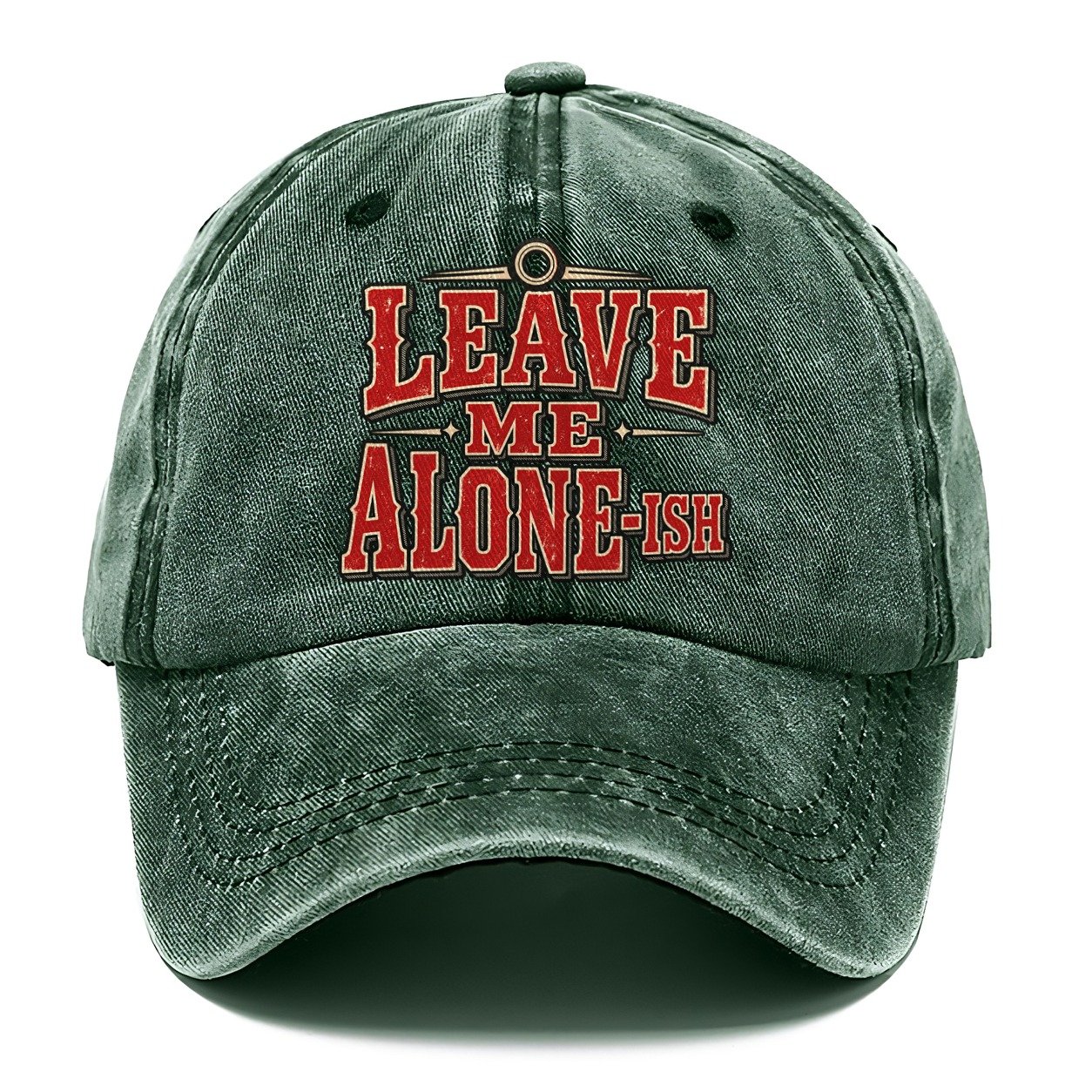 Leave Me Alone Ish American Wit Classic Cap – Forest Mist