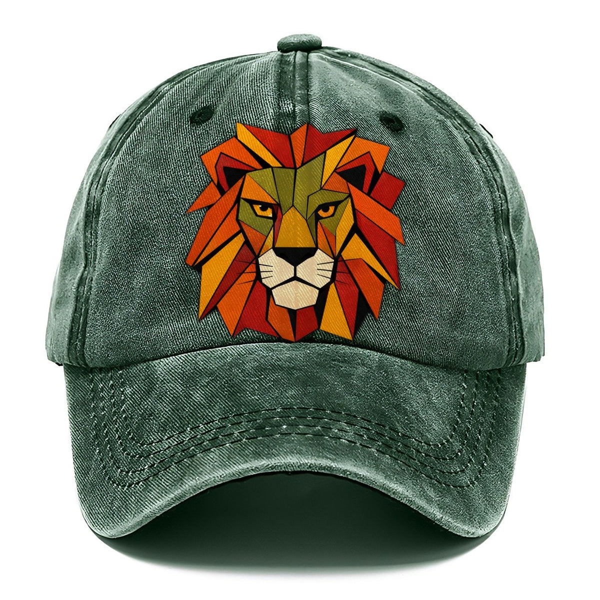 Lion Mane Portrait Classic Cap – Forest Mist