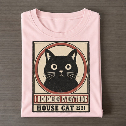 I Remember Everything Neko Says No Classic T-shirt – Pink