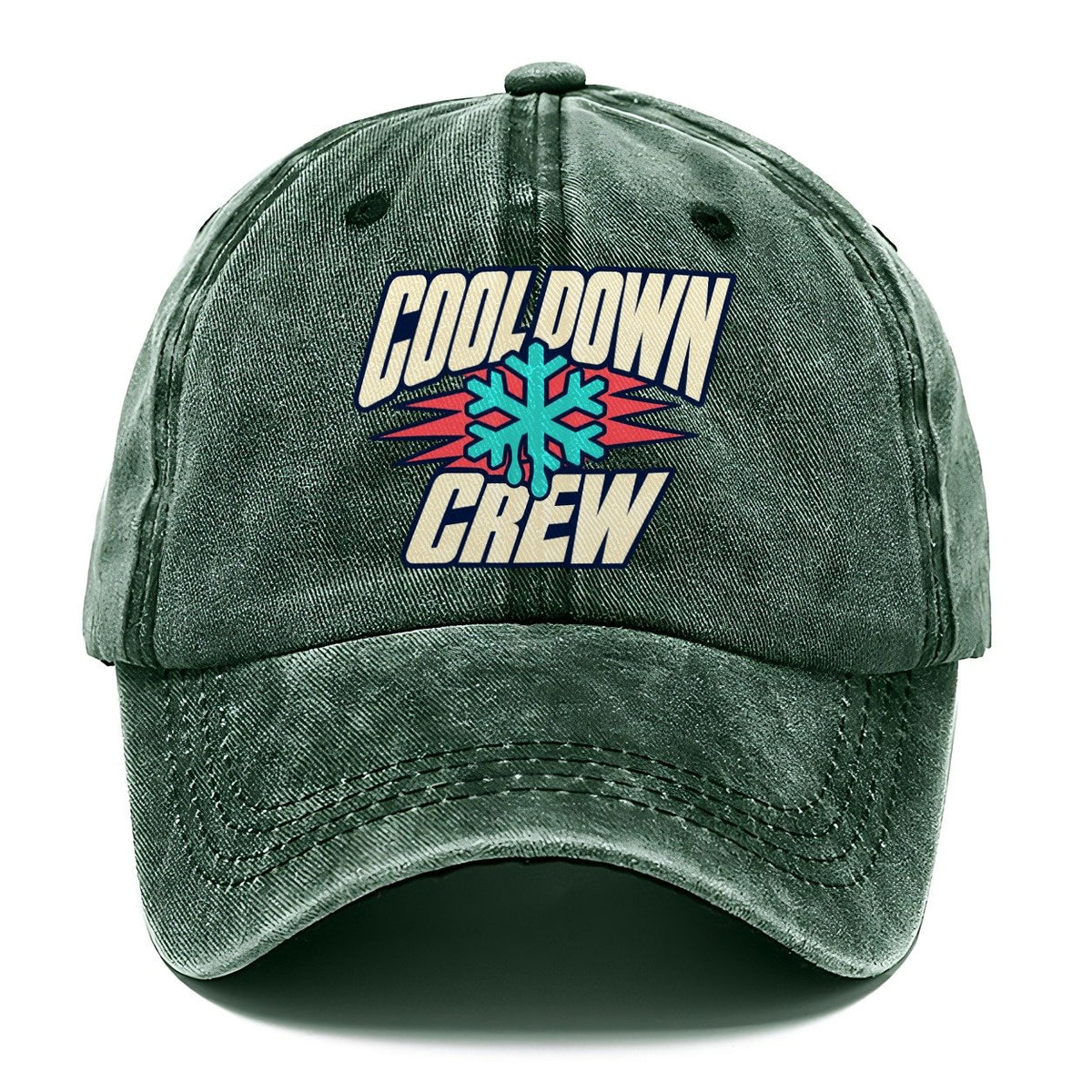Cool Down Crew 90S Running Clubs Classic Cap – Forest Mist