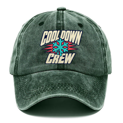 Cool Down Crew 90S Running Clubs Classic Cap – Forest Mist