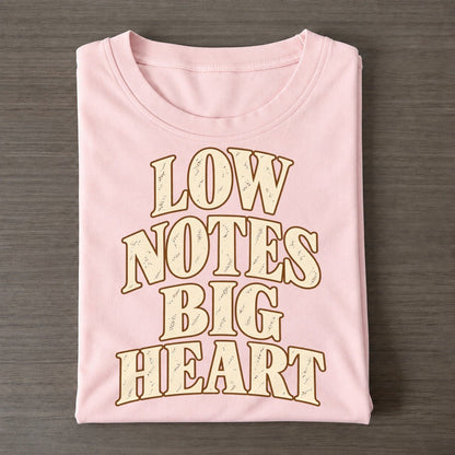 Low Notes Big Heart Pastimes Companions Classic T-shirt – Pink
