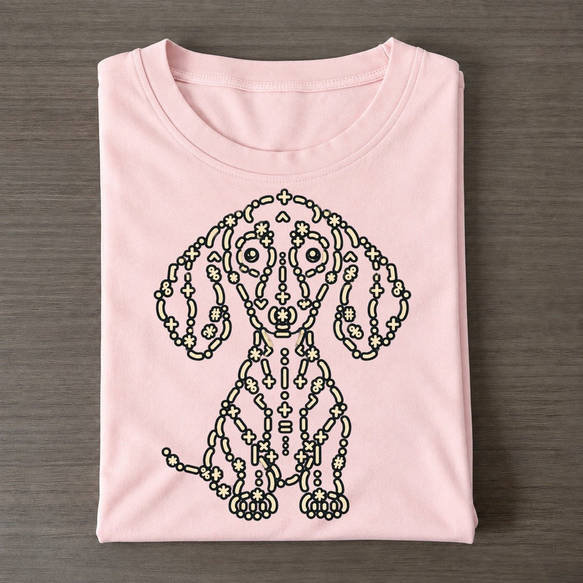 Dachshund Ears Turn Classic T-shirt – Pink