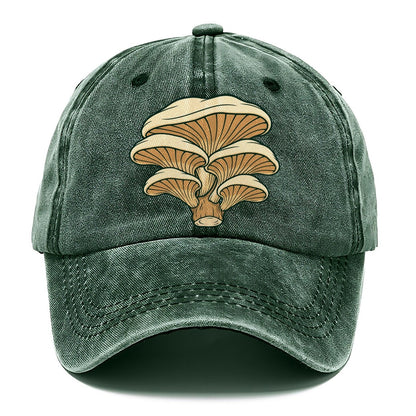 Oyster Shelf Bracket Foraging And Mycology Classic Cap – Forest Mist