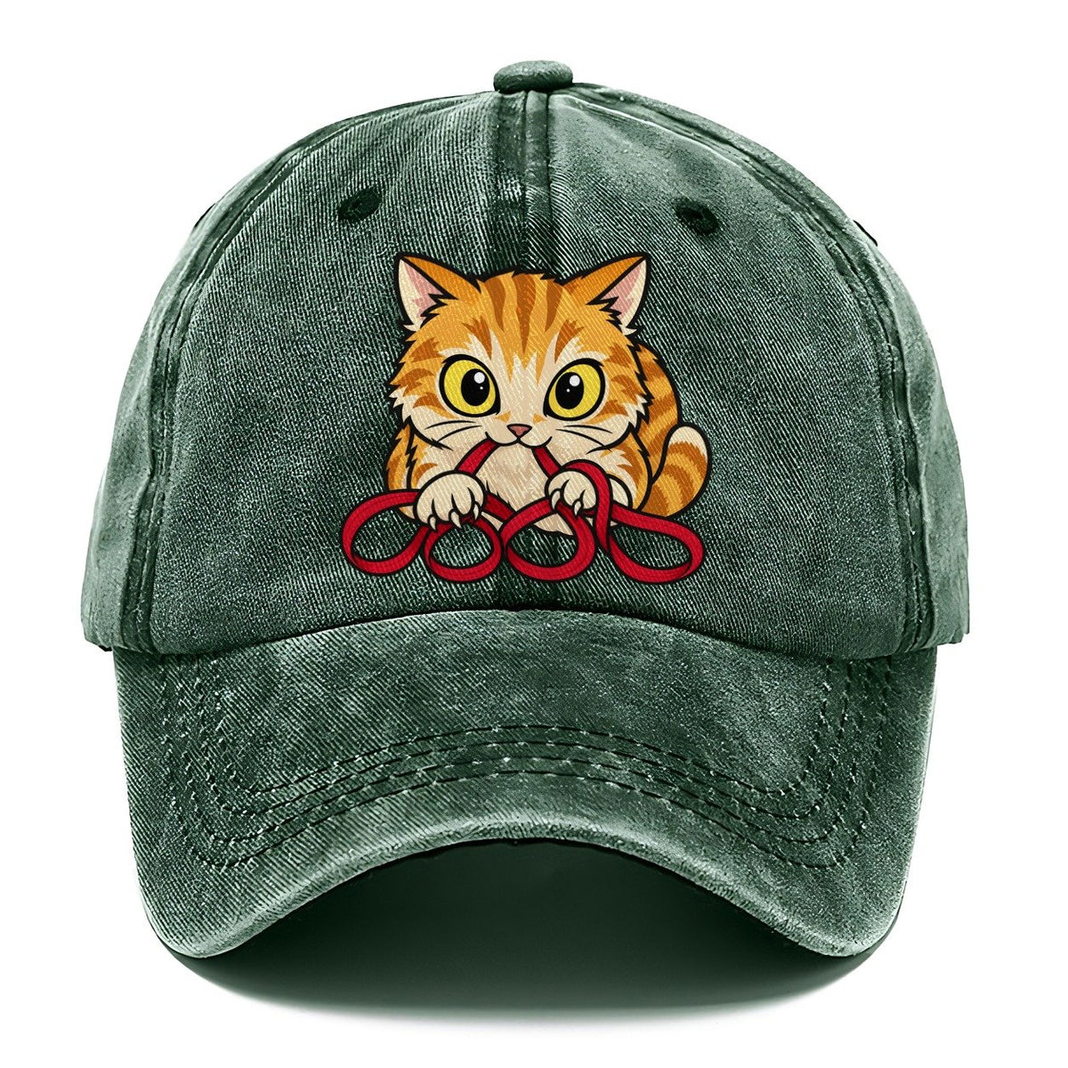 The Floss Bandit Needlework Classic Cap – Forest Mist
