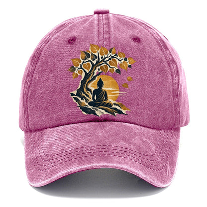Buddha Under Bodhi Tree Classic Cap – Dusty Rose