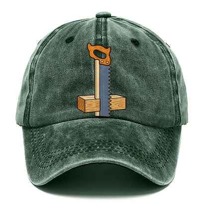 Saw Tooth Silhouette Woodworking Classic Cap – Forest Mist
