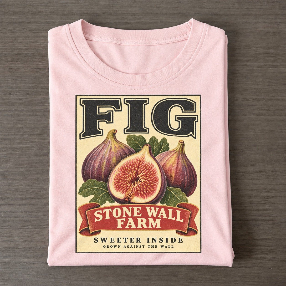 Fig Orchard Crate Classic T-shirt – Pink