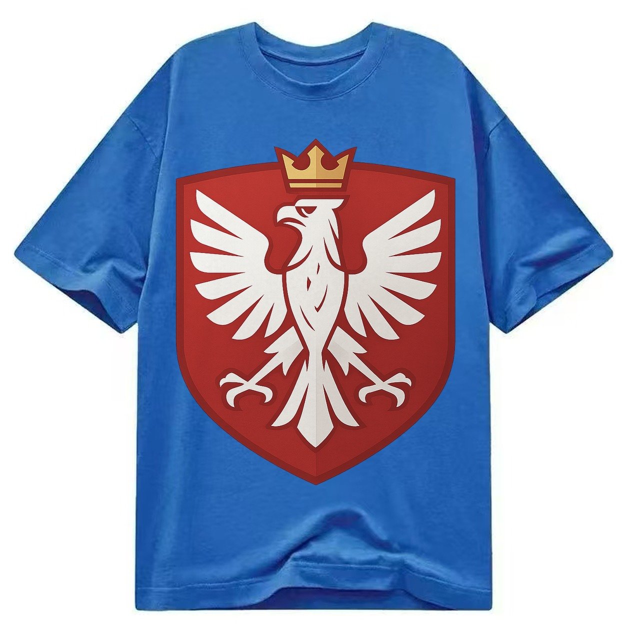 Poland White Eagle Classic T-shirt – Blue