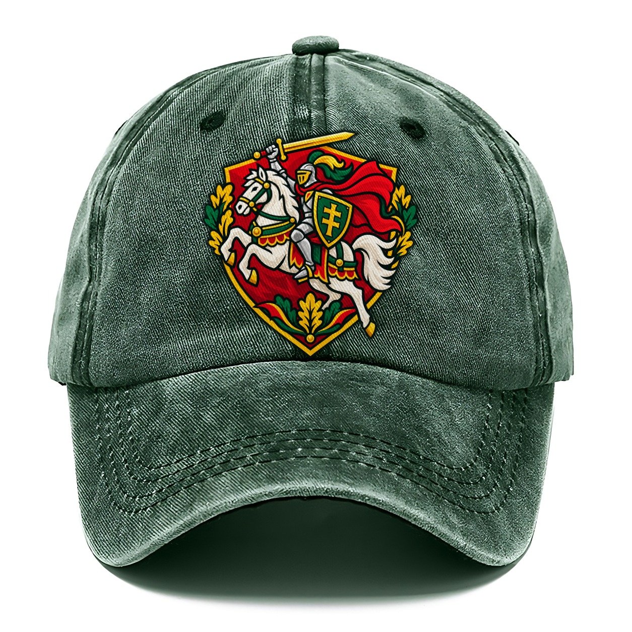 Lithuania Minimal Emblem Country Logos Classic Cap – Forest Mist